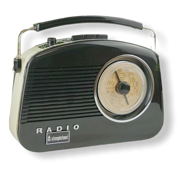 Steepletone Brighton Retro Radio - Black