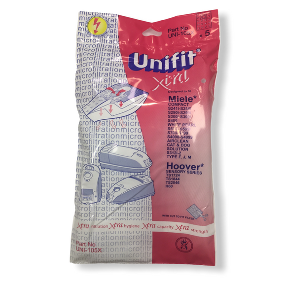 Unifit -  Vacuum Bags x 5 - UNI-105x