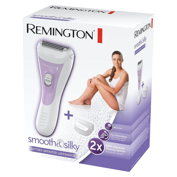 Remington Smooth & Silky Battery Operated Lady Shaver Wet & Dry WDF5060